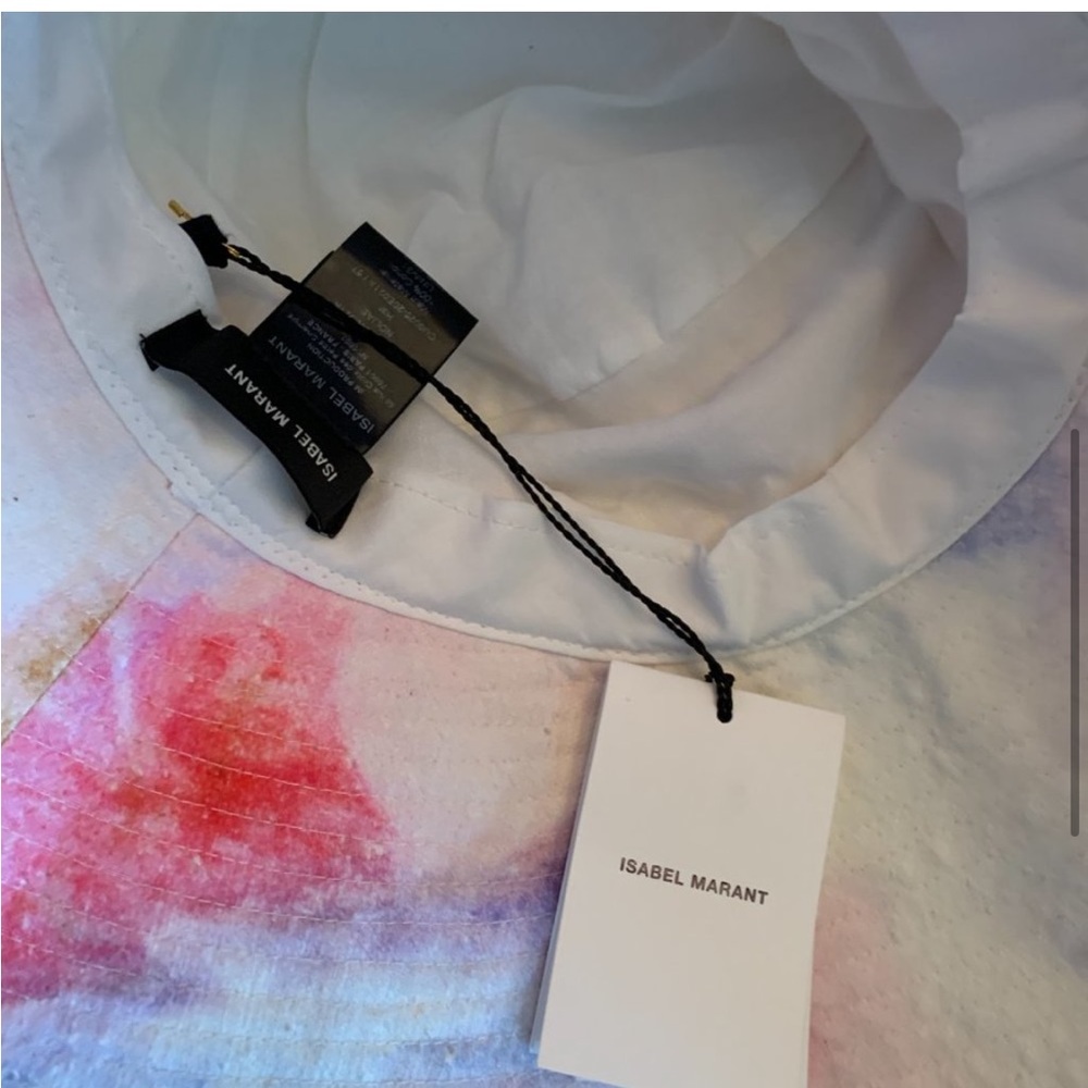 Isabel Marant Noliea Tie Dye Cotton Bucket Hat - Picture 5 of 9